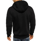 Men's Full-Zip Hoodie With Zippered Pockets