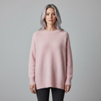 Women’s Oversized Crew Neck Knit Sweater