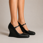 Women's Mary Jane Wedge Pumps