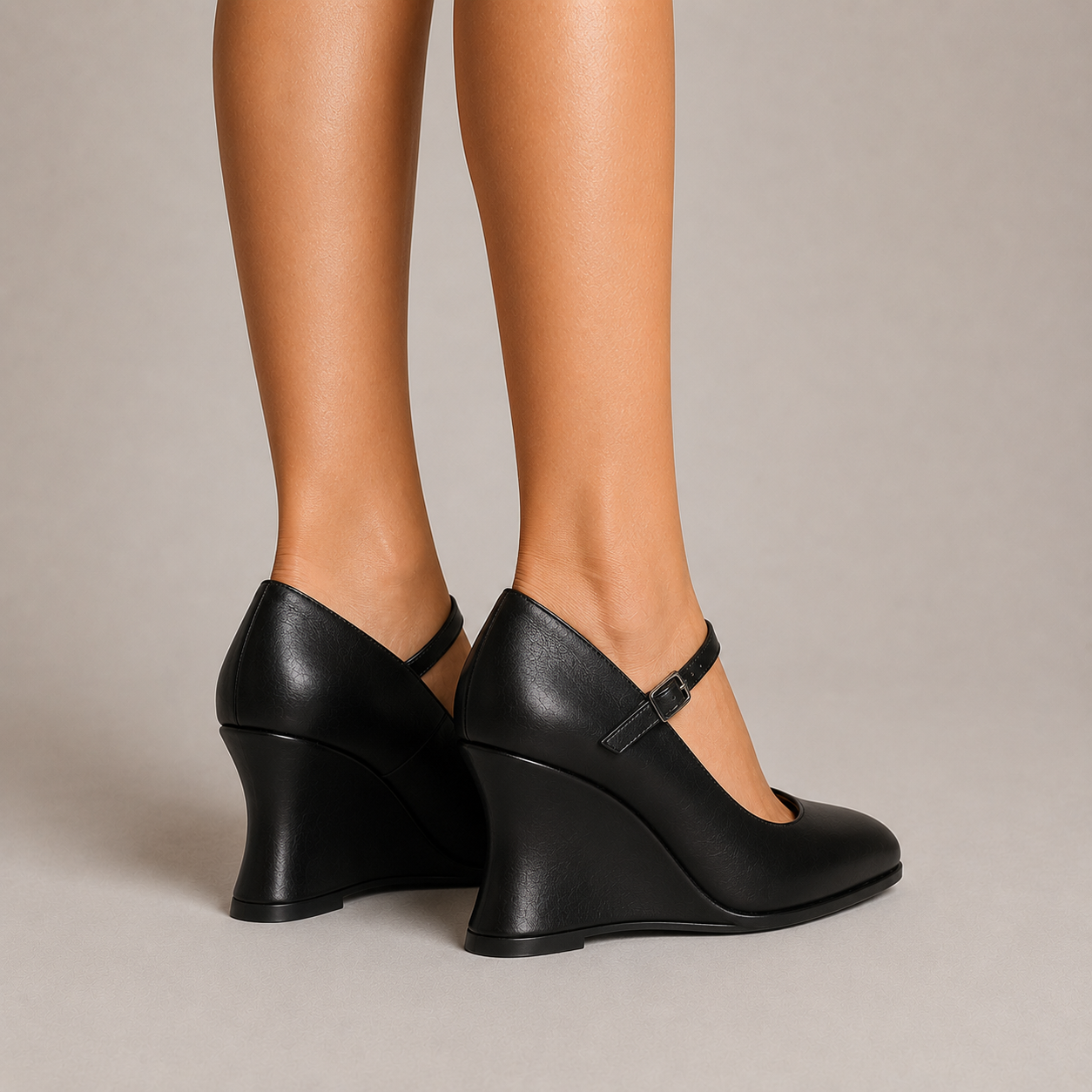 Women's Mary Jane Wedge Pumps