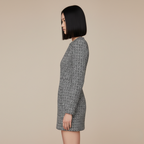Women’s Structured Check Mini Dress