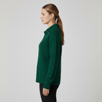 Women’s Ribbed Quarter-Zip Knit Sweater