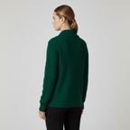 Women’s Ribbed Quarter-Zip Knit Sweater