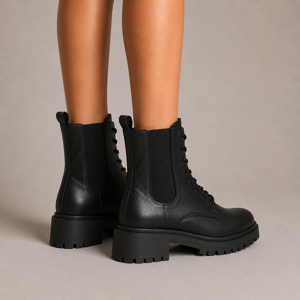 Women's Lace-Up Combat Boots