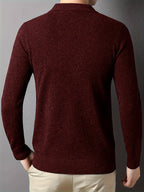Men’s Long Sleeve Polo Shirt with Buttons