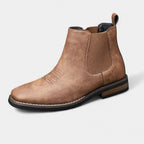 Men's Chelsea Ankle Boots With Elastic Side Panels