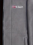 Men's Fleece Zip-Up Jacket with Stand Collar