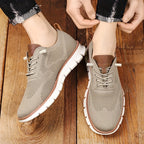 Men's Knit Low-Top Sneakers with Chunky Soles
