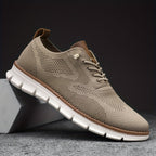 Men's Knit Low-Top Sneakers with Chunky Soles