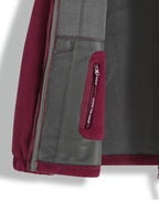 Men's Fleece Zip-Up Jacket with Stand Collar