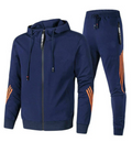 Men's Two-Piece Hooded Tracksuit Set
