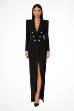 Women’s Double-Breasted Maxi Blazer Dress