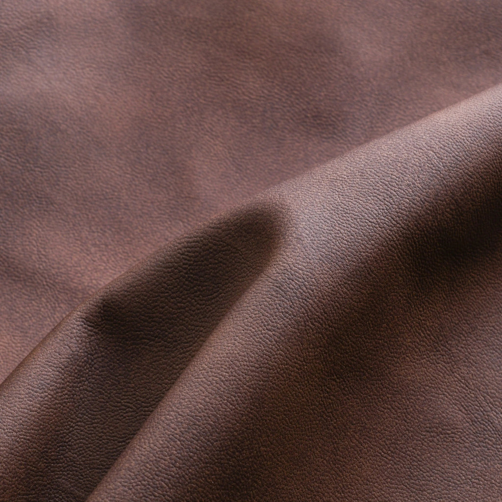 Men's Leather-Look Jacket with Zip Front