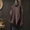 Women's Chunky Knit Turtleneck Oversized Sweater