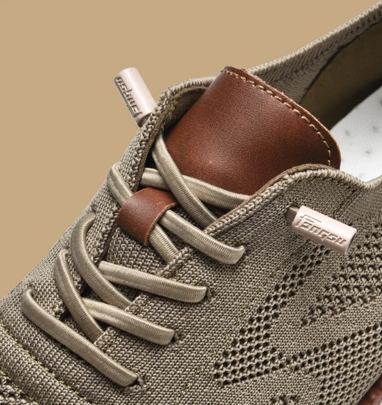 Men's Knit Low-Top Sneakers with Chunky Soles