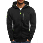 Men's Full-Zip Hoodie With Zippered Pockets
