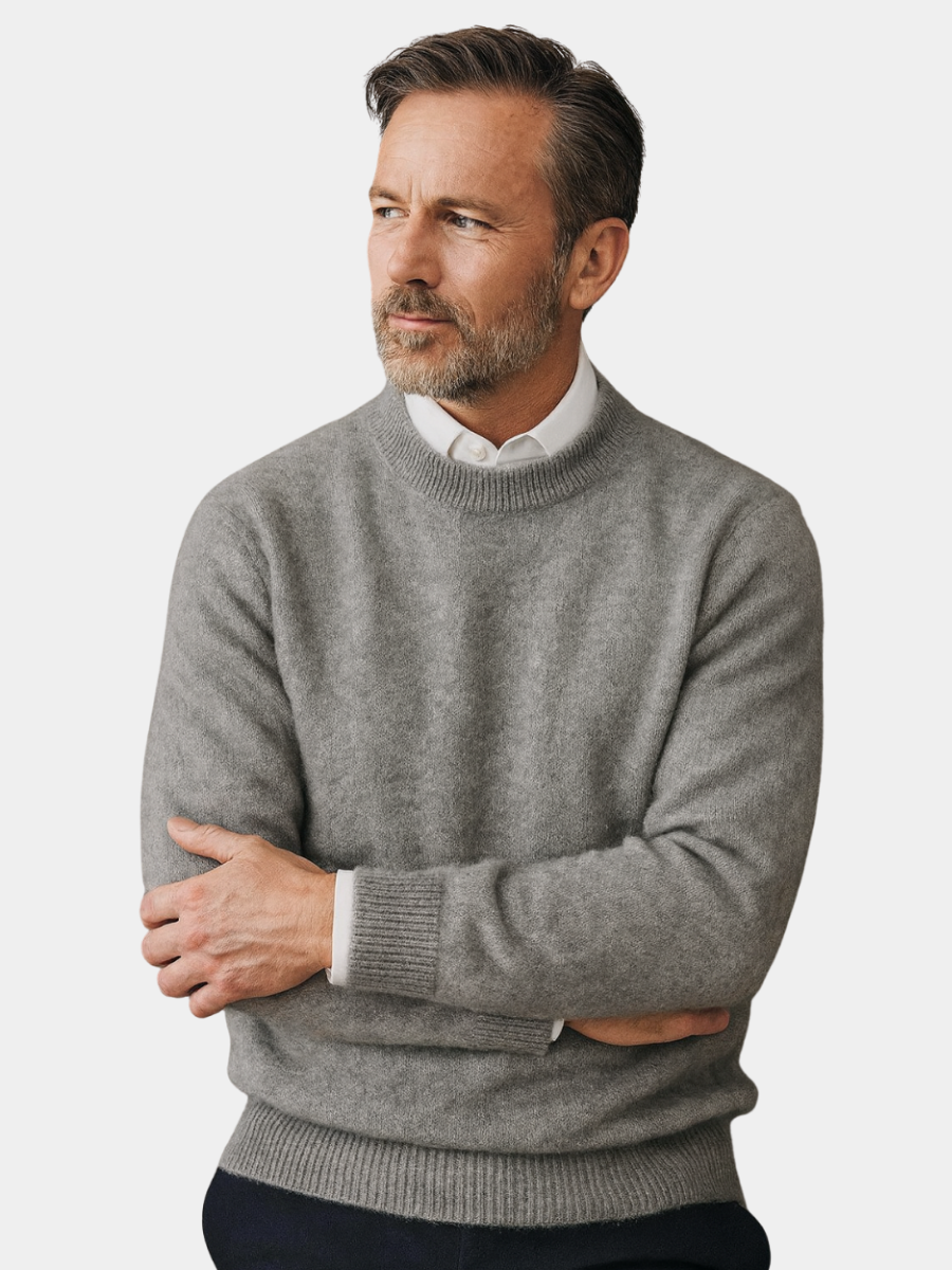 Men's Classic Crew Neck Knit Sweater