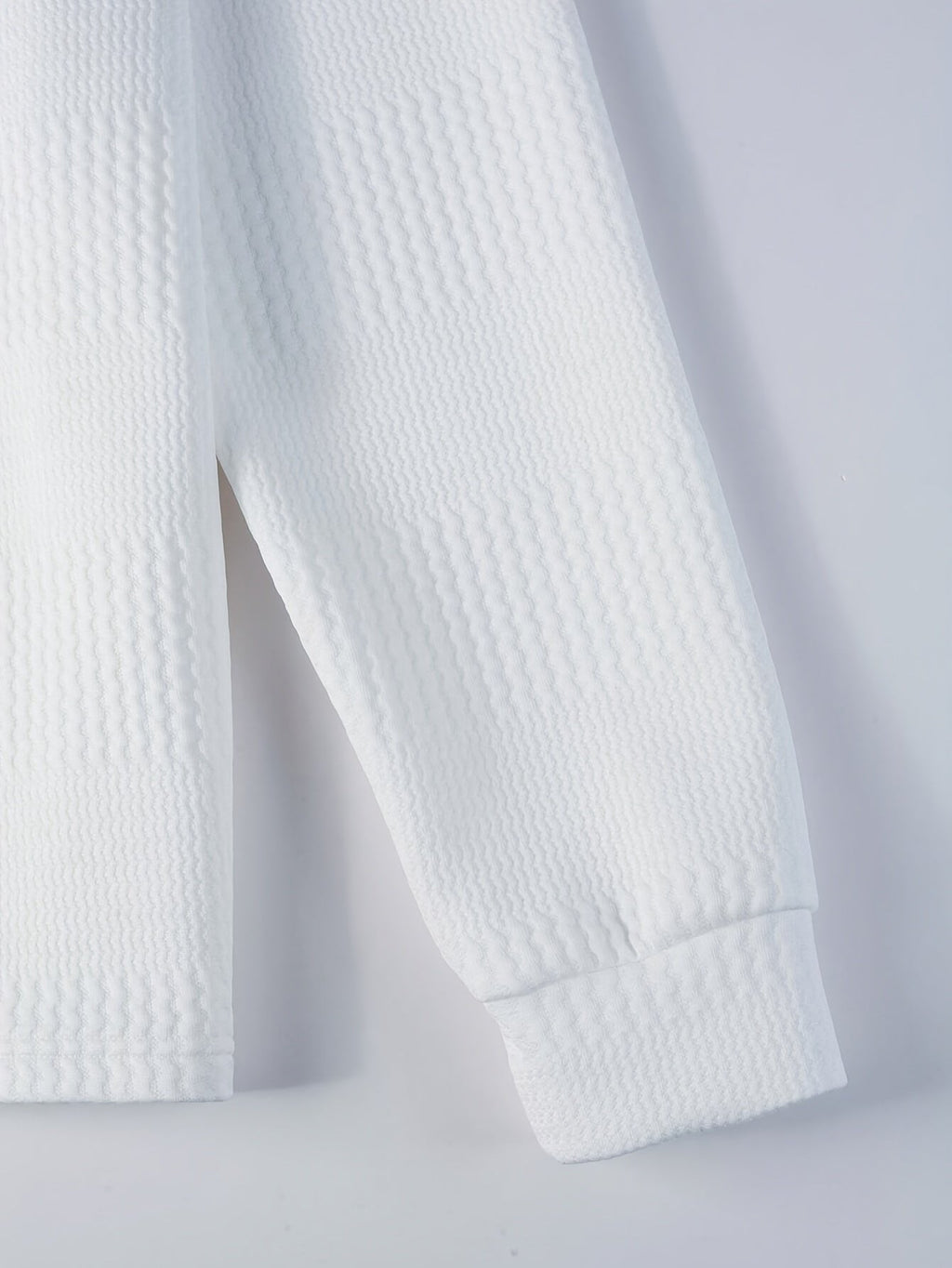 Men’s Textured Long Sleeve Henley Shirt