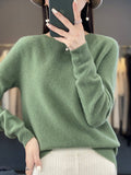 Women's Classic Crew Neck Knit Sweater
