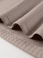 Men’s Textured Long Sleeve Henley Shirt