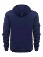 Men's Quarter Zip Hoodie with Utility Pockets