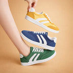 Women's Retro Low Top Lace-Up Sneakers